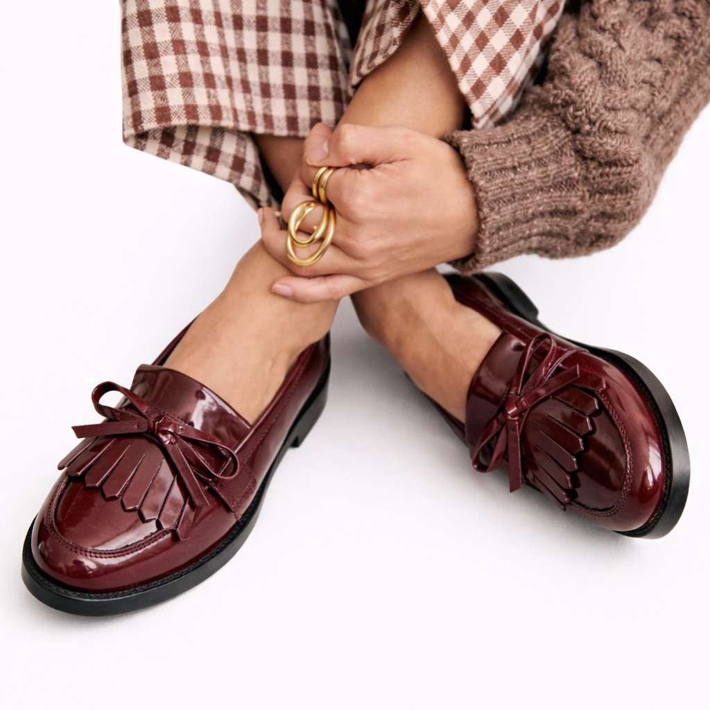 Célia | Mocassins elegantes com laço