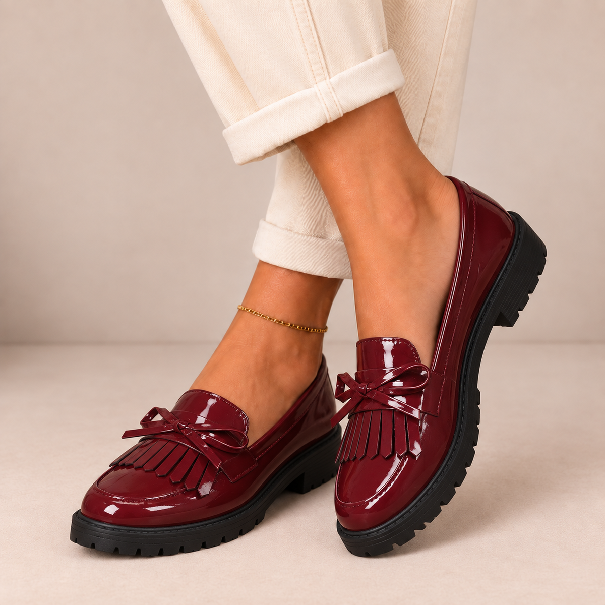 Célia | Mocassins elegantes com laço