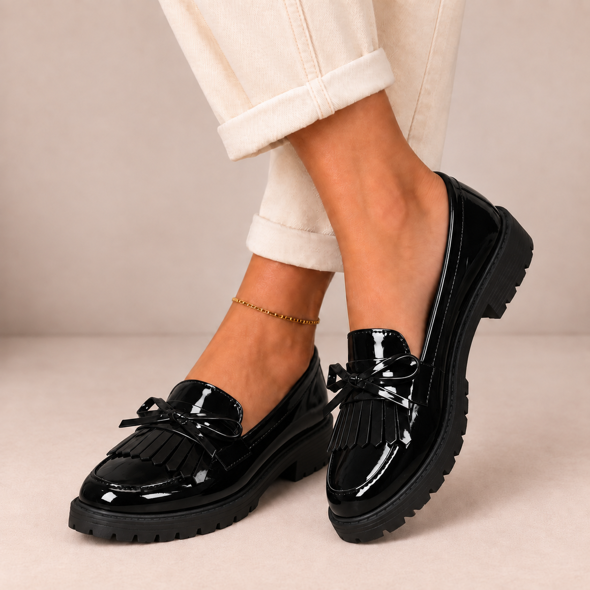 Célia | Mocassins elegantes com laço