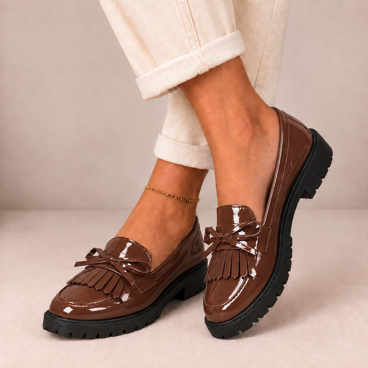 Célia | Mocassins elegantes com laço