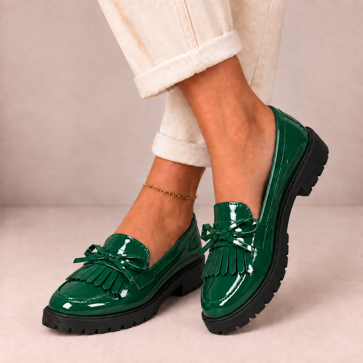 Célia | Mocassins elegantes com laço